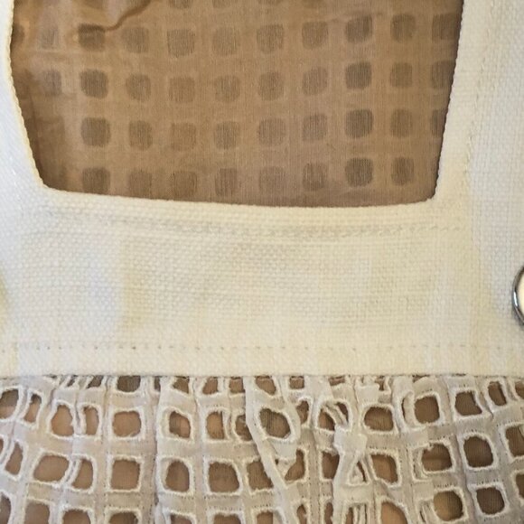 Spportmax Mesh Eyelet Drop Waist Dress Size 2 - Picture 7 of 10